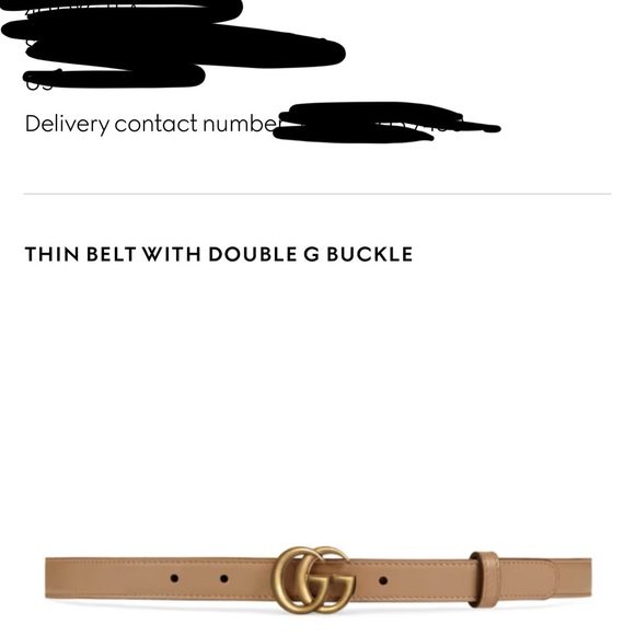 Gucci Tan Belt with Gold Double G Buckle - Picture 1 of 6